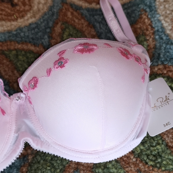 Rene Rofe Pink Bra - Picture 6 of 9